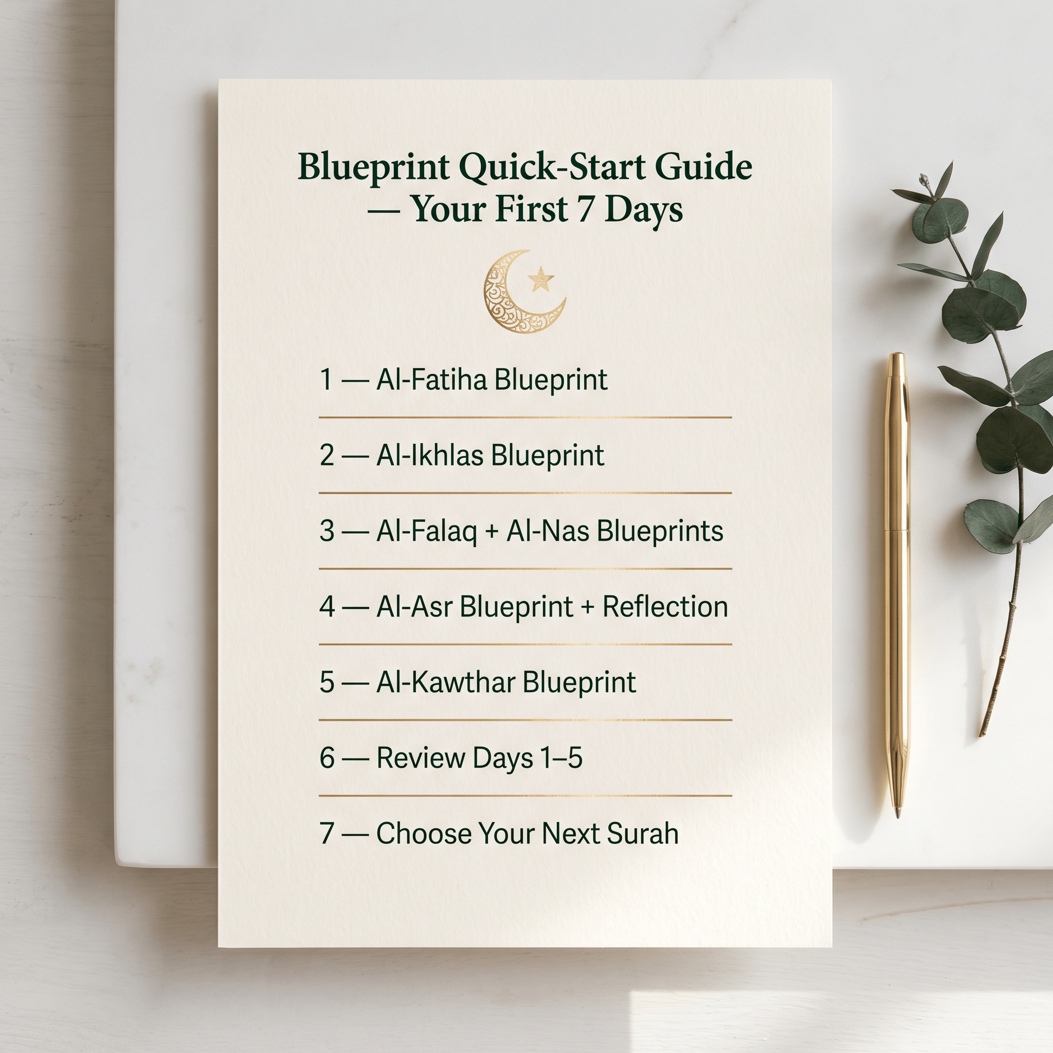 Blueprint Quick-Start Guide